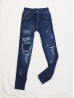 High Waist Denim Style Stretchy Legging (Fleece Lined)